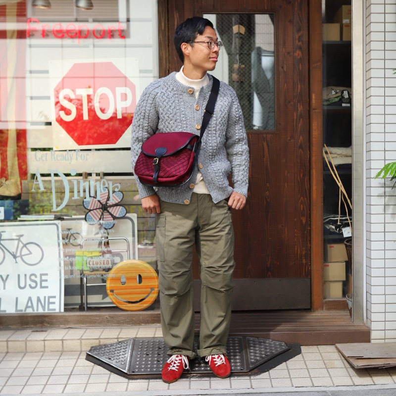 QUALITY GUN SLIPS/ƥ󥹥åץMONTGOMERY SHOULDER BAG WITH NET POCKET