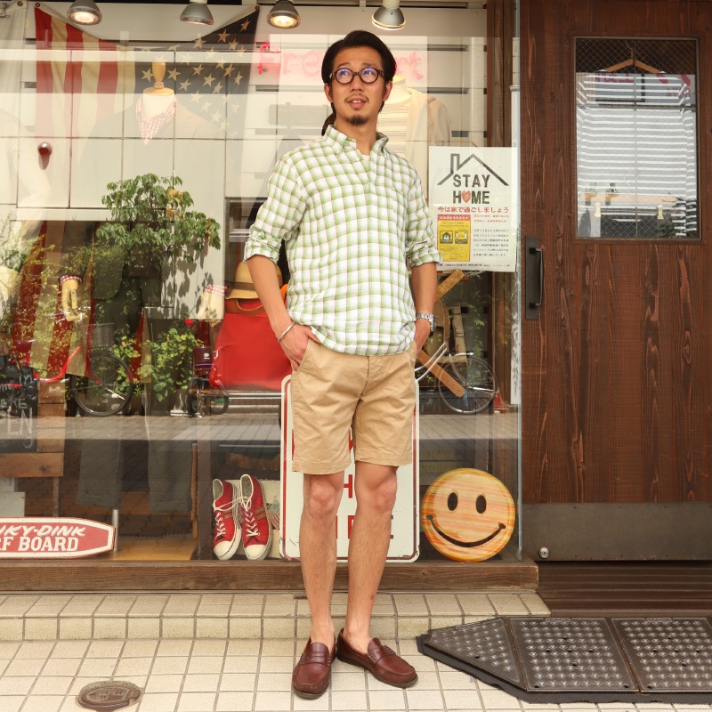 EMPIRE&SONS PLAIN CHINO SHORT VENTILE ���Υ��硼�� �٥󥿥���