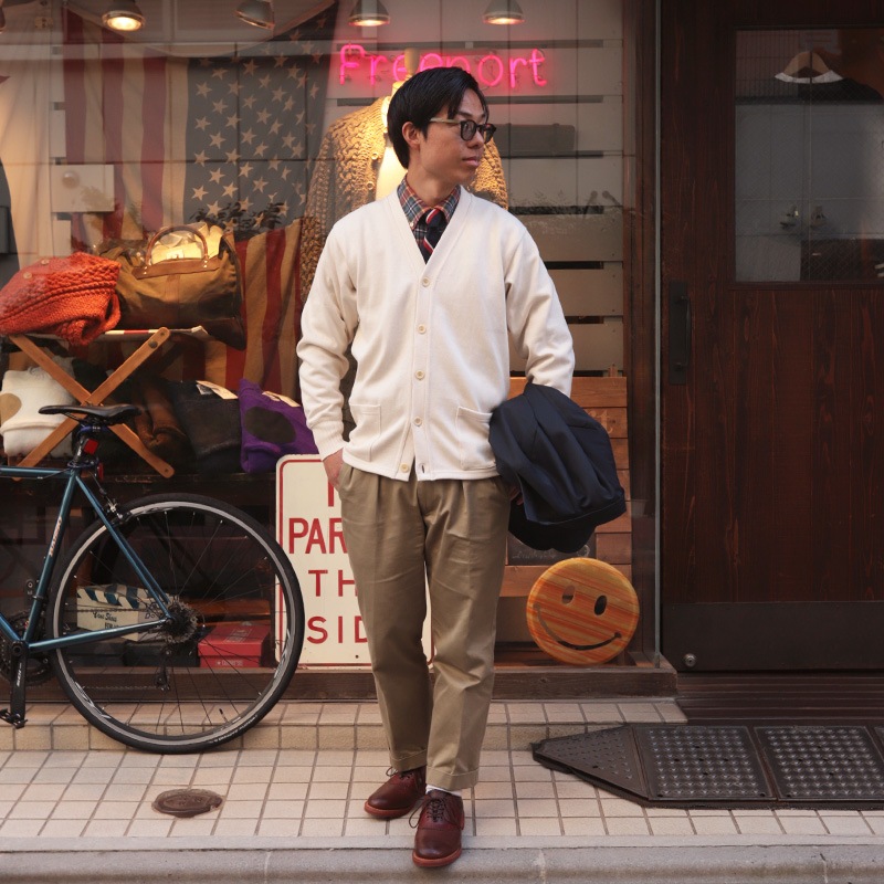 WORKERS/������� HeavyCottonCardiganSweater