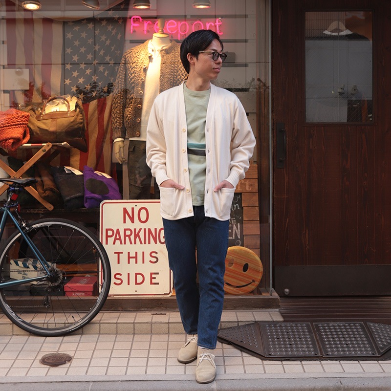 WORKERS/������� HeavyCottonCardiganSweater