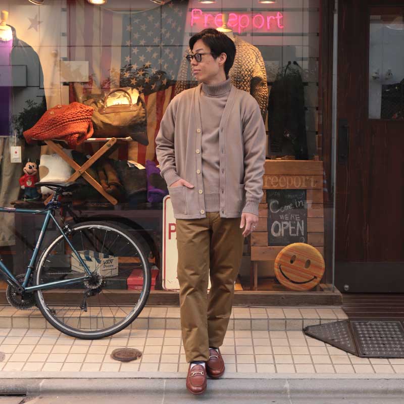 WORKERS/������� HeavyCottonCardiganSweater