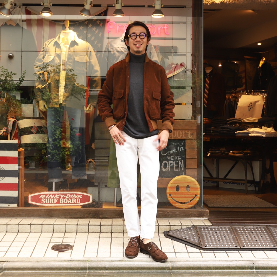 GB Sports/�����ӡ����ݡ��� Driving Jacket  Goat Suede Brown