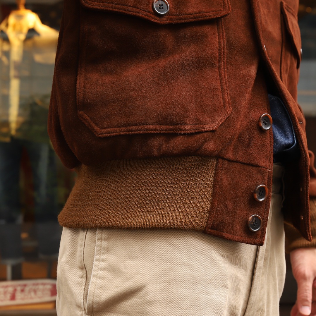 GB Sports/�����ӡ����ݡ��� Driving Jacket  Goat Suede Brown