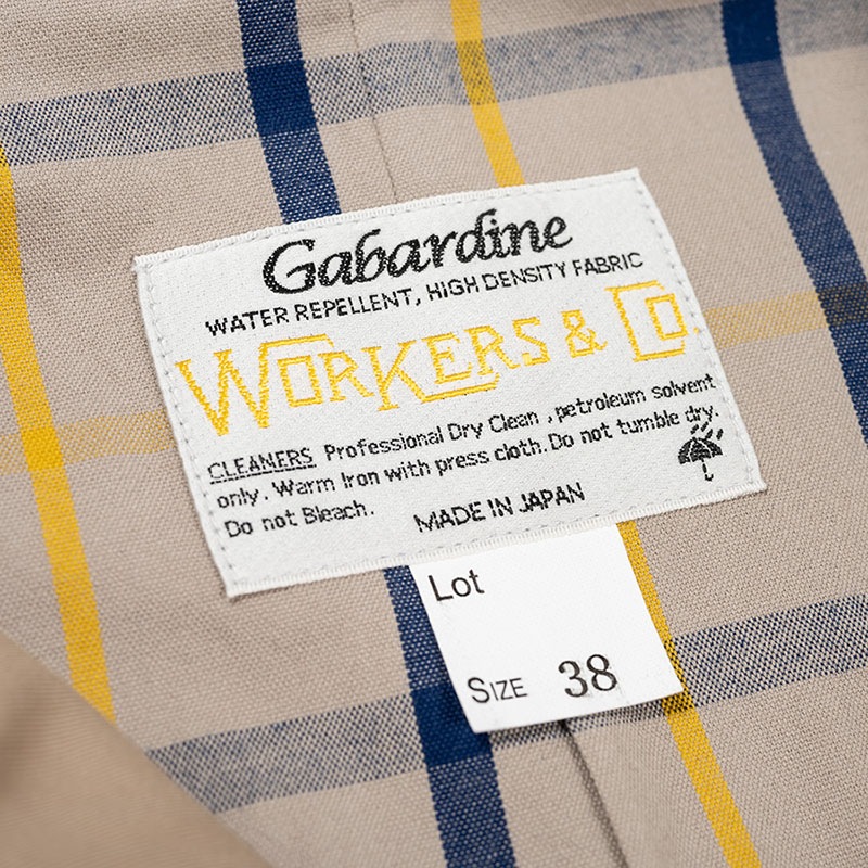 WORKERS/�������  Gabardine Bal CollarCoat