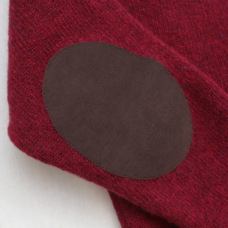 Jamieson's/����ߥ��� CREW NECK SWETER ELBOW PATCH