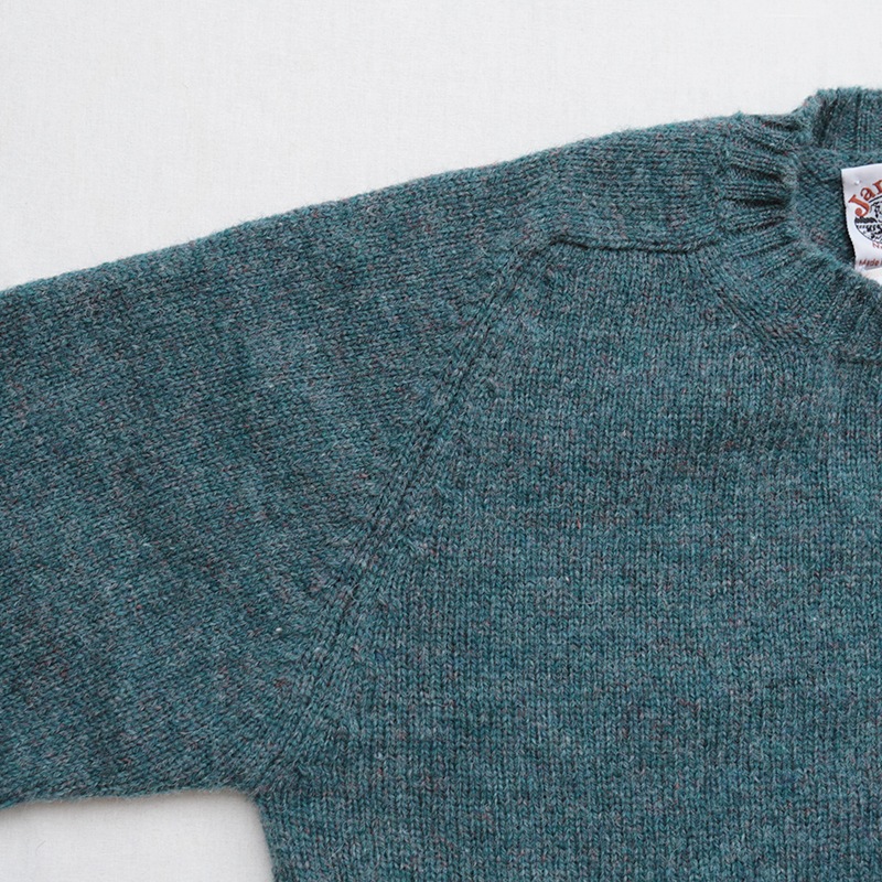 Jamieson's/����ߥ��� CREW NECK SWETER ELBOW PATCH