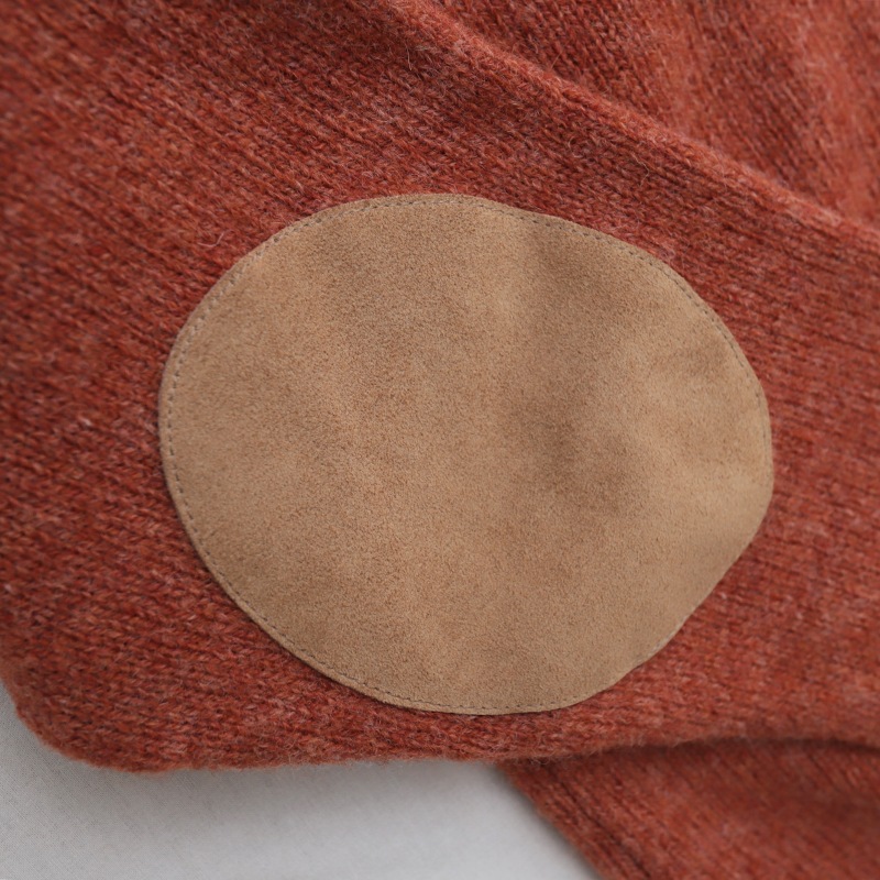 Jamieson's/����ߥ��� CREW NECK SWETER ELBOW PATCH