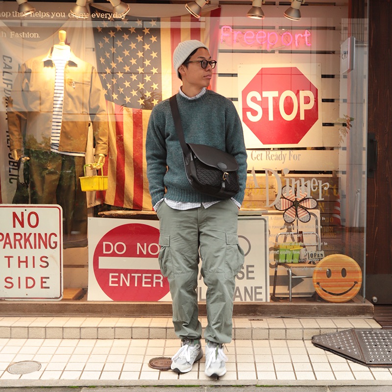 Jamieson's/����ߥ��� CREW NECK SWETER ELBOW PATCH