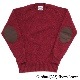 Jamieson's/����ߥ��� CREW NECK SWETER ELBOW PATCH