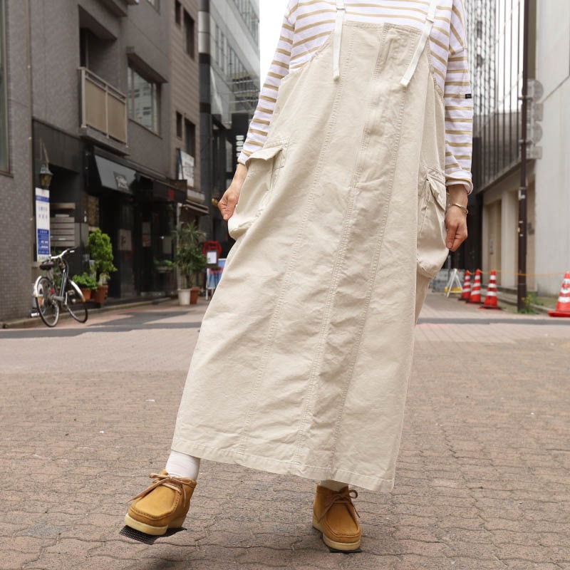 D.M.G. military salopette skirt 17-458Z