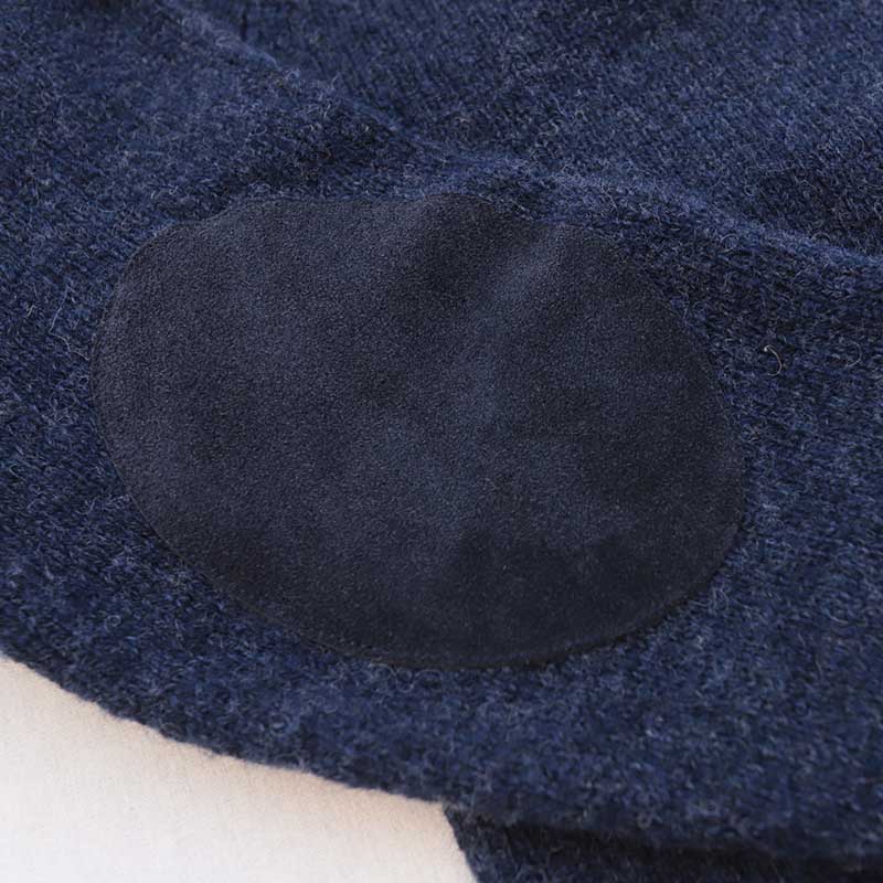 Jamieson's/����ߥ��� CREW NECK SWETER ELBOW PATCH