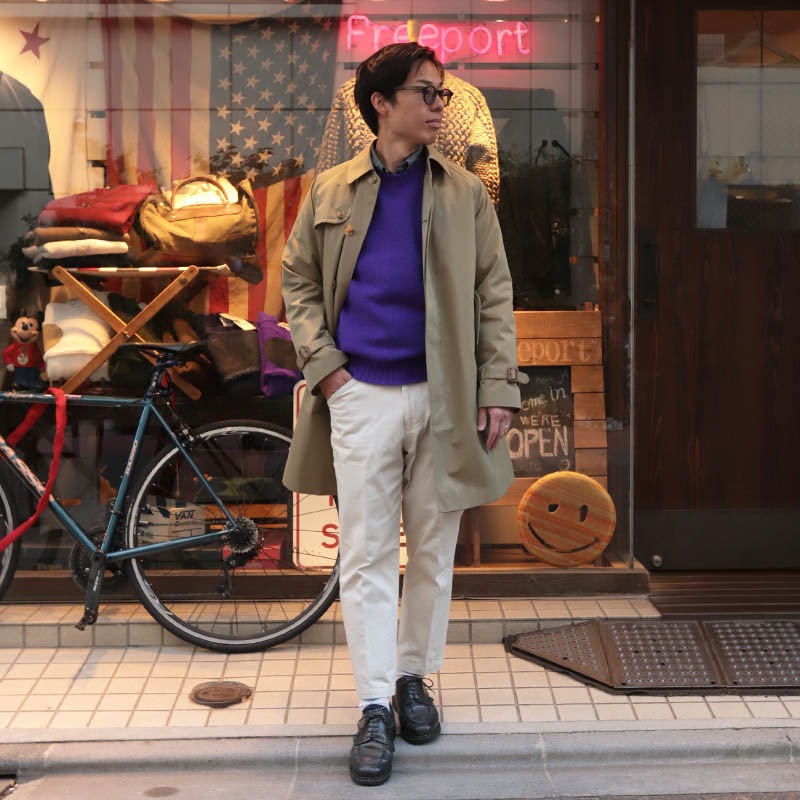 Jamieson's/����ߥ��� CREW NECK SWETER ELBOW PATCH