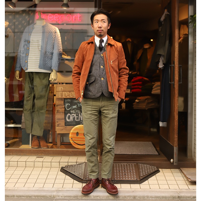 VANSON(�Х󥽥�) ENFIELD JACKET SLIM MODEL