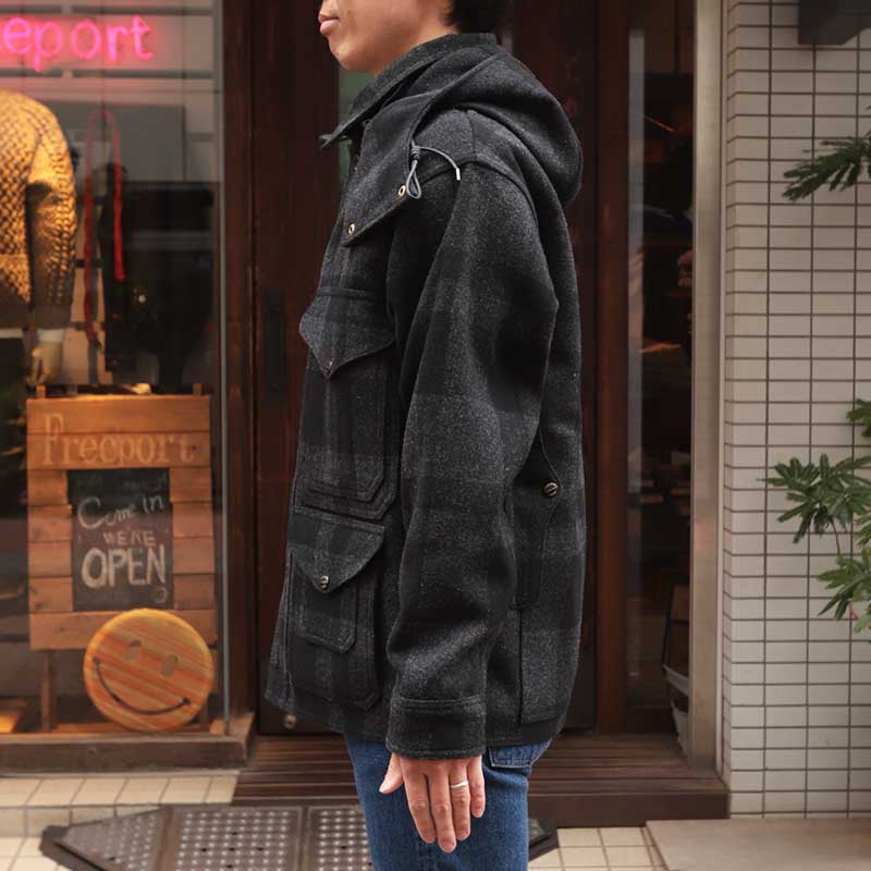 WORKERS/���������Cruiser Jacket WoolMelton Black��Grey