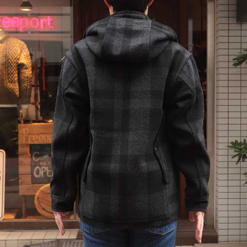 WORKERS/���������Cruiser Jacket WoolMelton Black��Grey