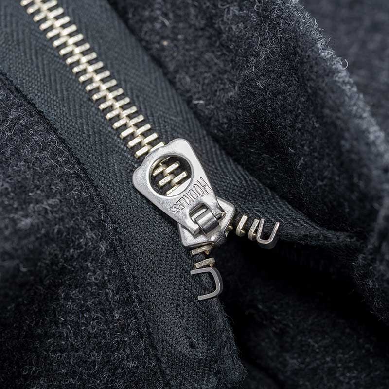 WORKERS/���������Cruiser Jacket WoolMelton Black��Grey