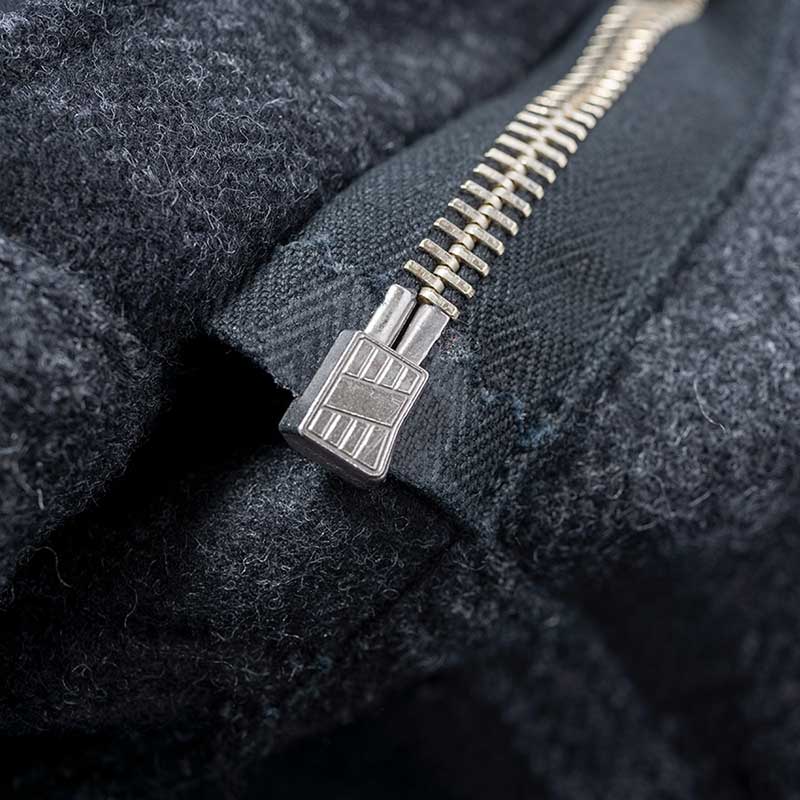 WORKERS/���������Cruiser Jacket WoolMelton Black��Grey