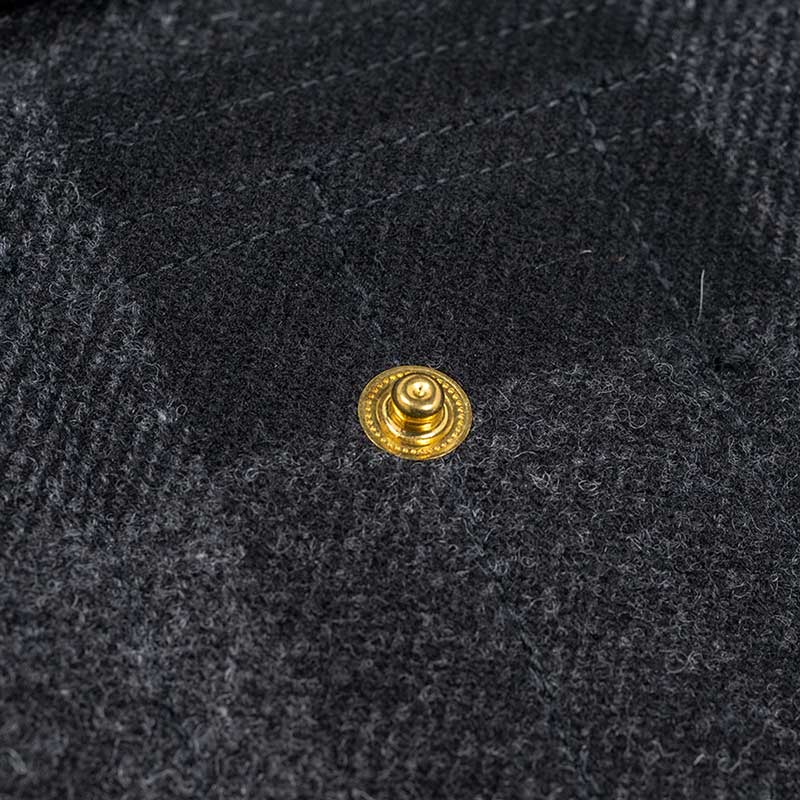 WORKERS/���������Cruiser Jacket WoolMelton Black��Grey