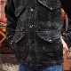 WORKERS/���������Cruiser Jacket WoolMelton Black��Grey