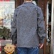 WORKERS/������� Open Collar Shirt Chambray