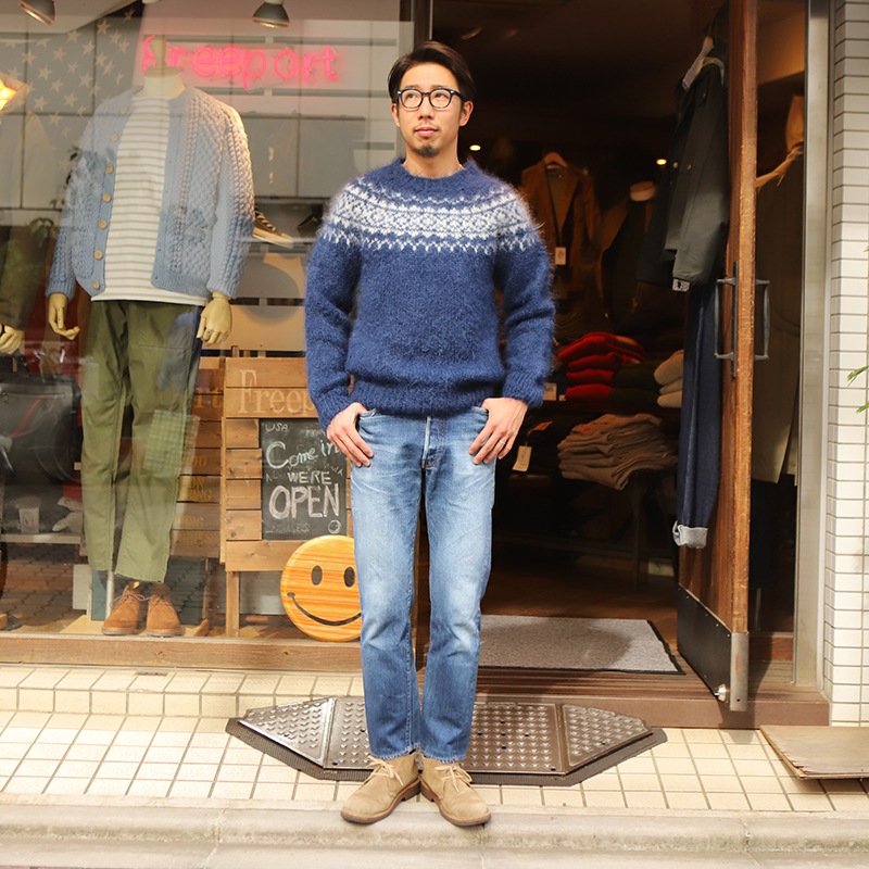 Harley of Scotland(�ϡ��졼���֥����åȥ���) Mohair Sweater