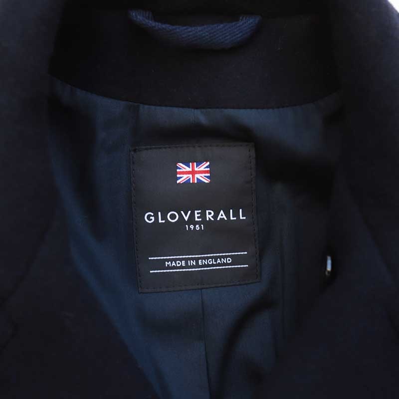 GLOVERALL /�������С�������CHURCHILL PEACOAT NAVY BLACKWATCH