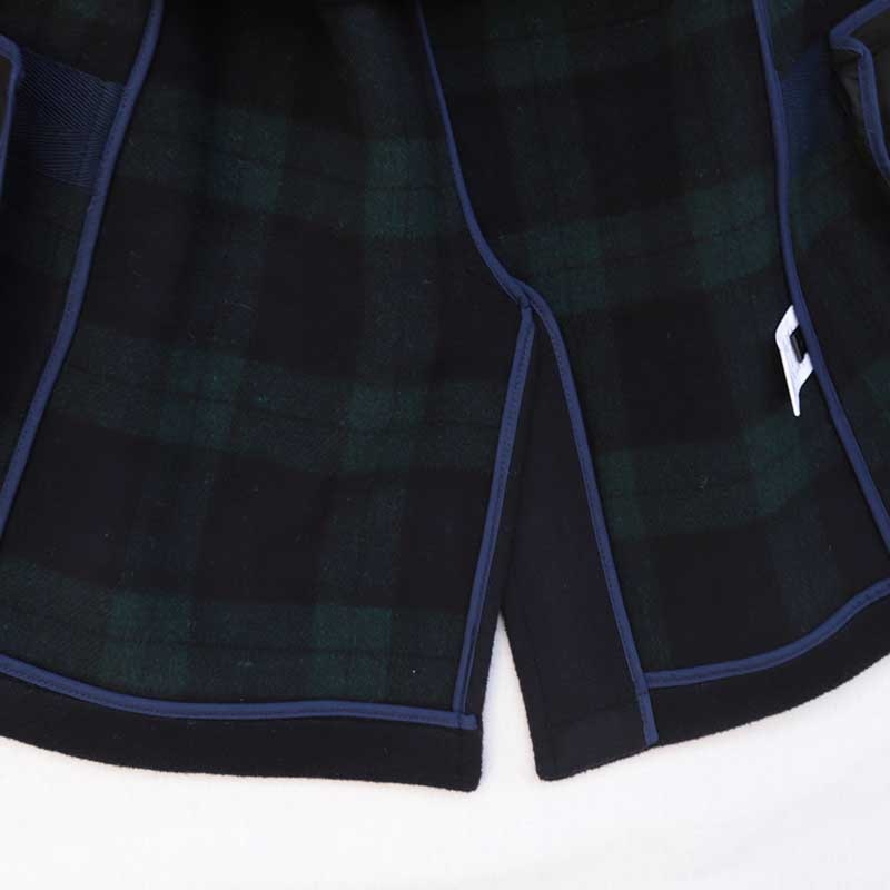 GLOVERALL /�������С�������CHURCHILL PEACOAT NAVY BLACKWATCH