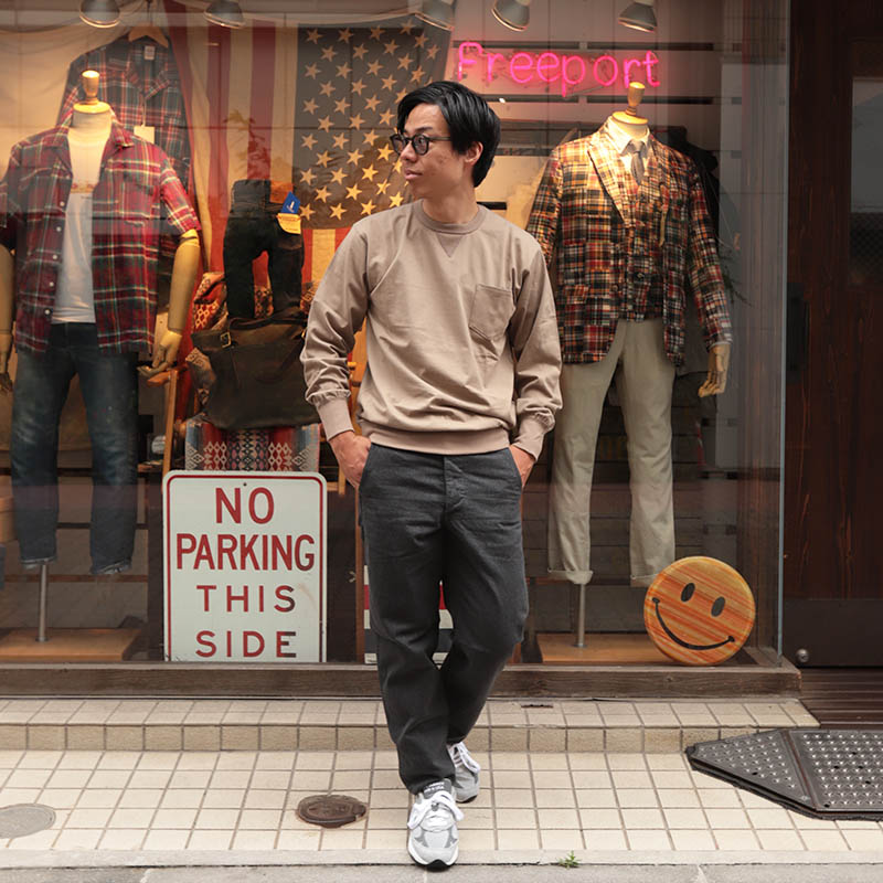 WORKERS/������� Officer Trousers Slim, Type2 Cotton Serge Grey