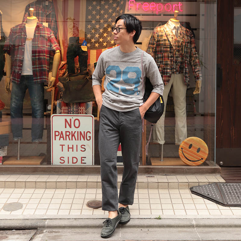 WORKERS/������� Officer Trousers Slim, Type2 Cotton Serge Grey