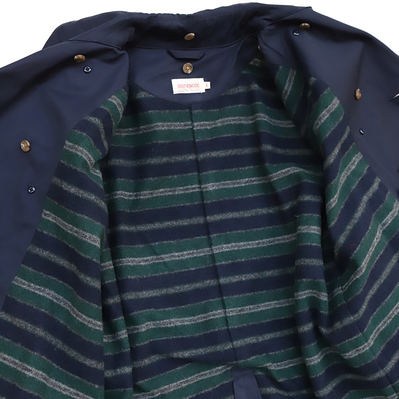 SOUTIENCOL(���ƥ����󥳥�) MILITARY RAIN COAT �ߥ꥿�꡼�쥤�󥳡���