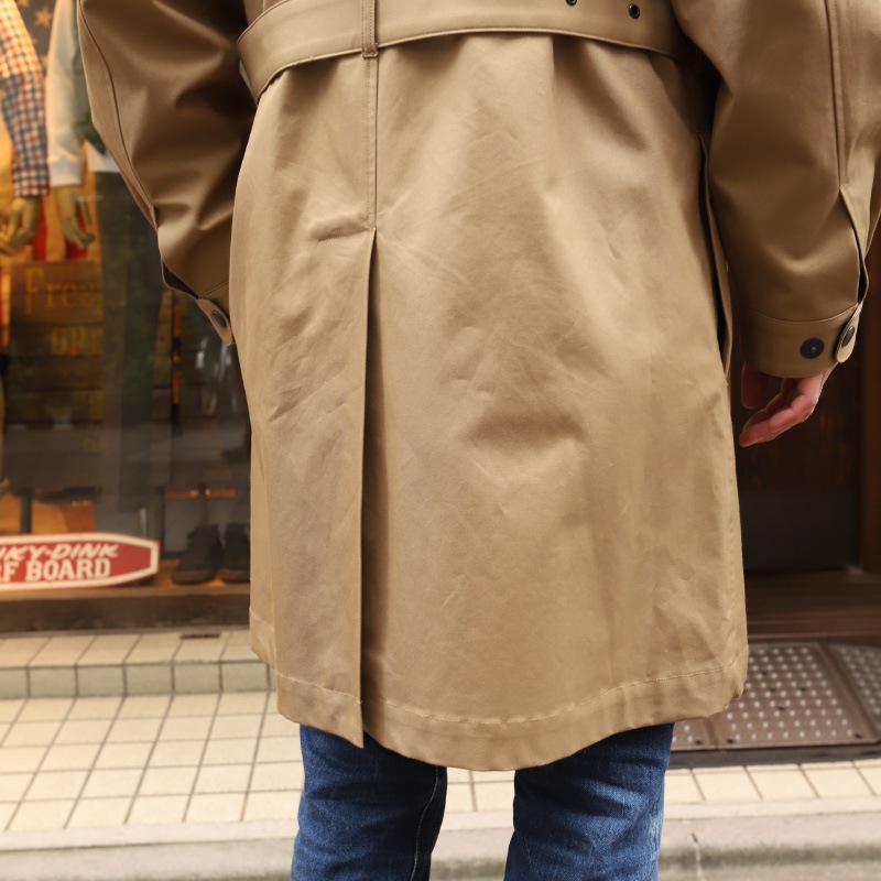 WORKERS/������� Moto Coat Beige Heavy Ventile