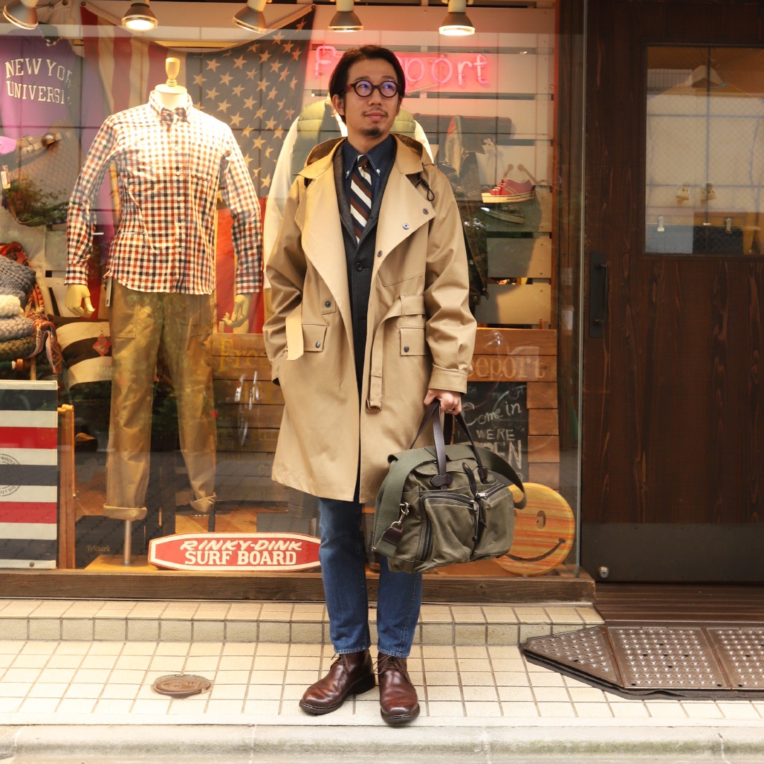 WORKERS/������� Moto Coat Beige Heavy Ventile