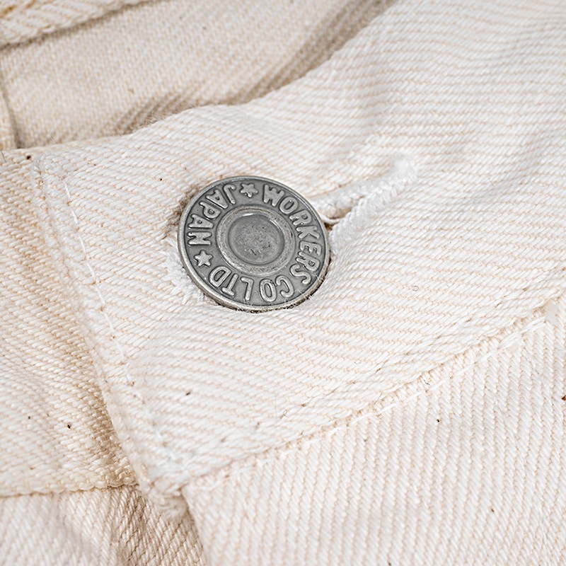 WORKERS/������� Lot 801 Straight Denim White �ۥ磻�ȥǥ˥�