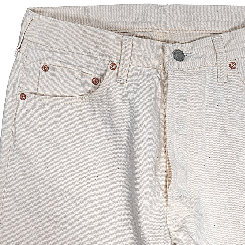 WORKERS/������� Lot 801 Straight Denim White �ۥ磻�ȥǥ˥�