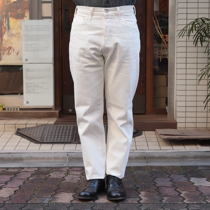 WORKERS/������� Lot 801 Straight Denim White �ۥ磻�ȥǥ˥�