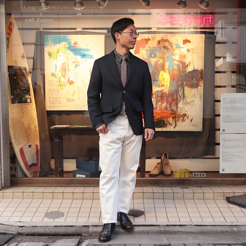 WORKERS/������� Lot 801 Straight Denim White �ۥ磻�ȥǥ˥�