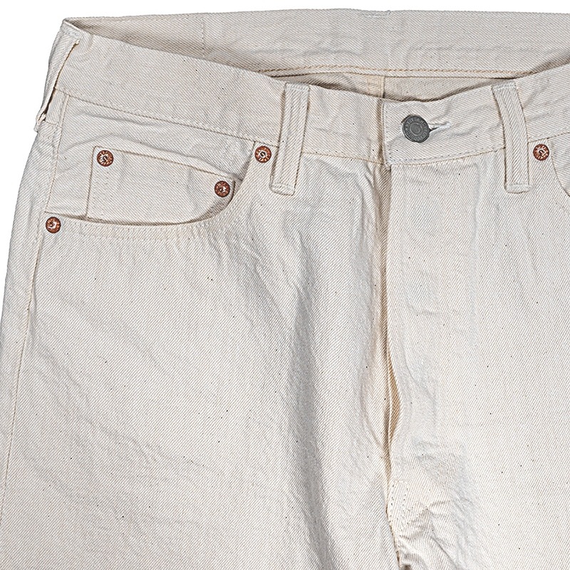 WORKERS/ Lot 802 Slim Tapered Denim White ۥ磻ȥǥ˥