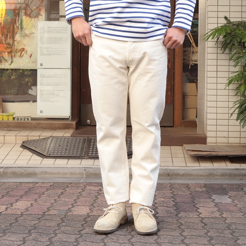 WORKERS/ Lot 802 Slim Tapered Denim White ۥ磻ȥǥ˥
