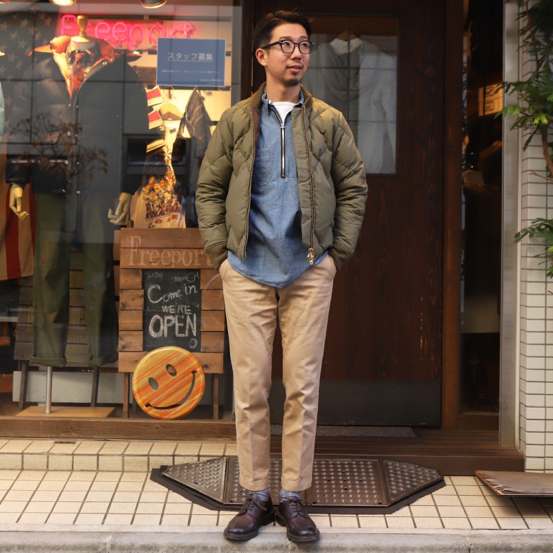 WORKERS / Zip Work Shirt