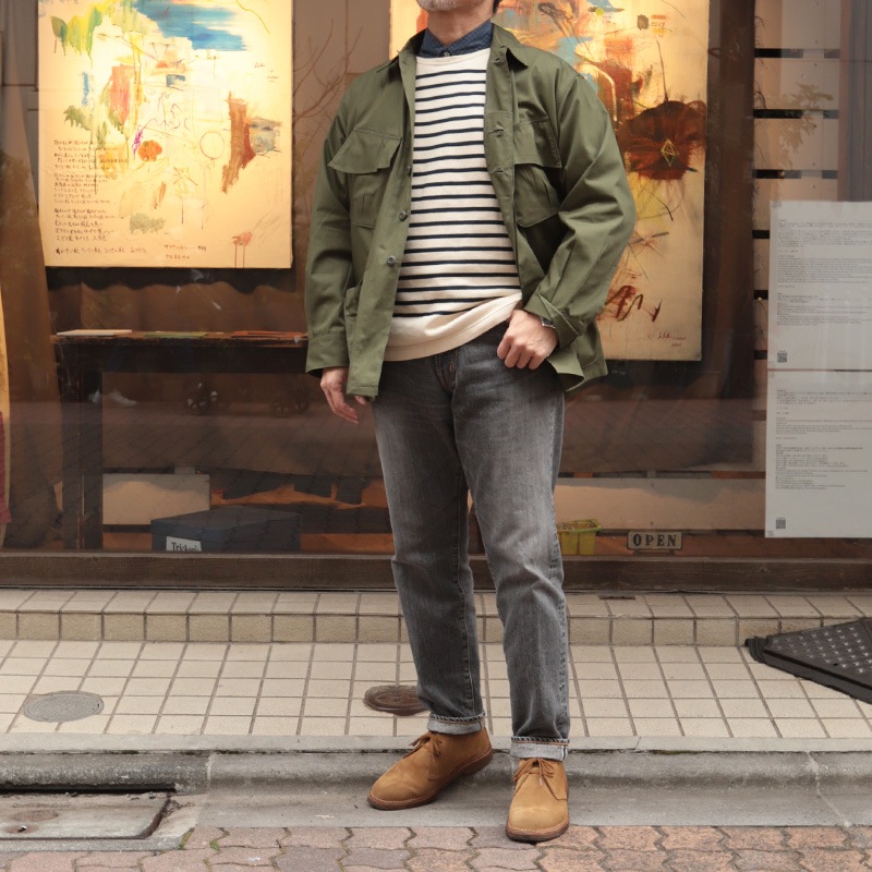 WORKERS/������� Fatigue Jacket OD Poplin