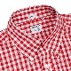 WORKERS/ Modified BD, Red Gingham Poplin