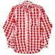 WORKERS/ Modified BD, Red Gingham Poplin
