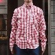 WORKERS/ Modified BD, Red Gingham Poplin