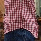 WORKERS/ Modified BD, Red Gingham Poplin