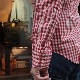 WORKERS/ Modified BD, Red Gingham Poplin