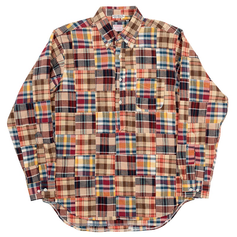 WORKERS/ Pullover BD Patchwork Madras