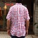 SOUTIENCOL RE-MAKE POLO -H CANCLINI LINEN RED  CHECK/���ƥ����󥳥� ��ᥤ���ݥ� �ϡ��ե��꡼��