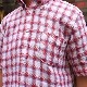 SOUTIENCOL RE-MAKE POLO -H CANCLINI LINEN RED  CHECK/���ƥ����󥳥� ��ᥤ���ݥ� �ϡ��ե��꡼��