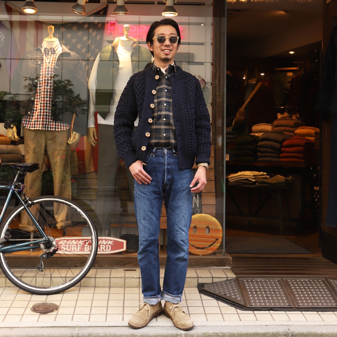 GITMAN VINTAGE/���åȥޥ������ơ��� Herringbone Check WORK SHIRTS