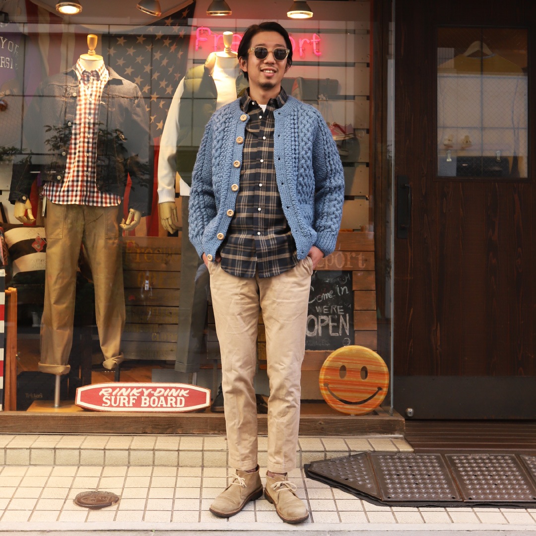GITMAN VINTAGE/���åȥޥ������ơ��� Herringbone Check WORK SHIRTS